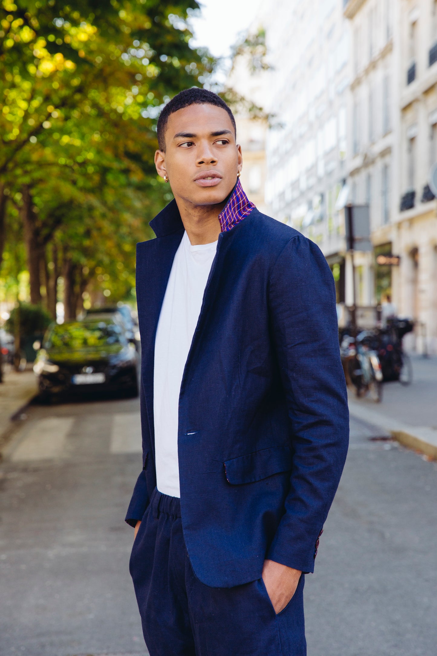 Maler jacket and its assorted cropped pants
