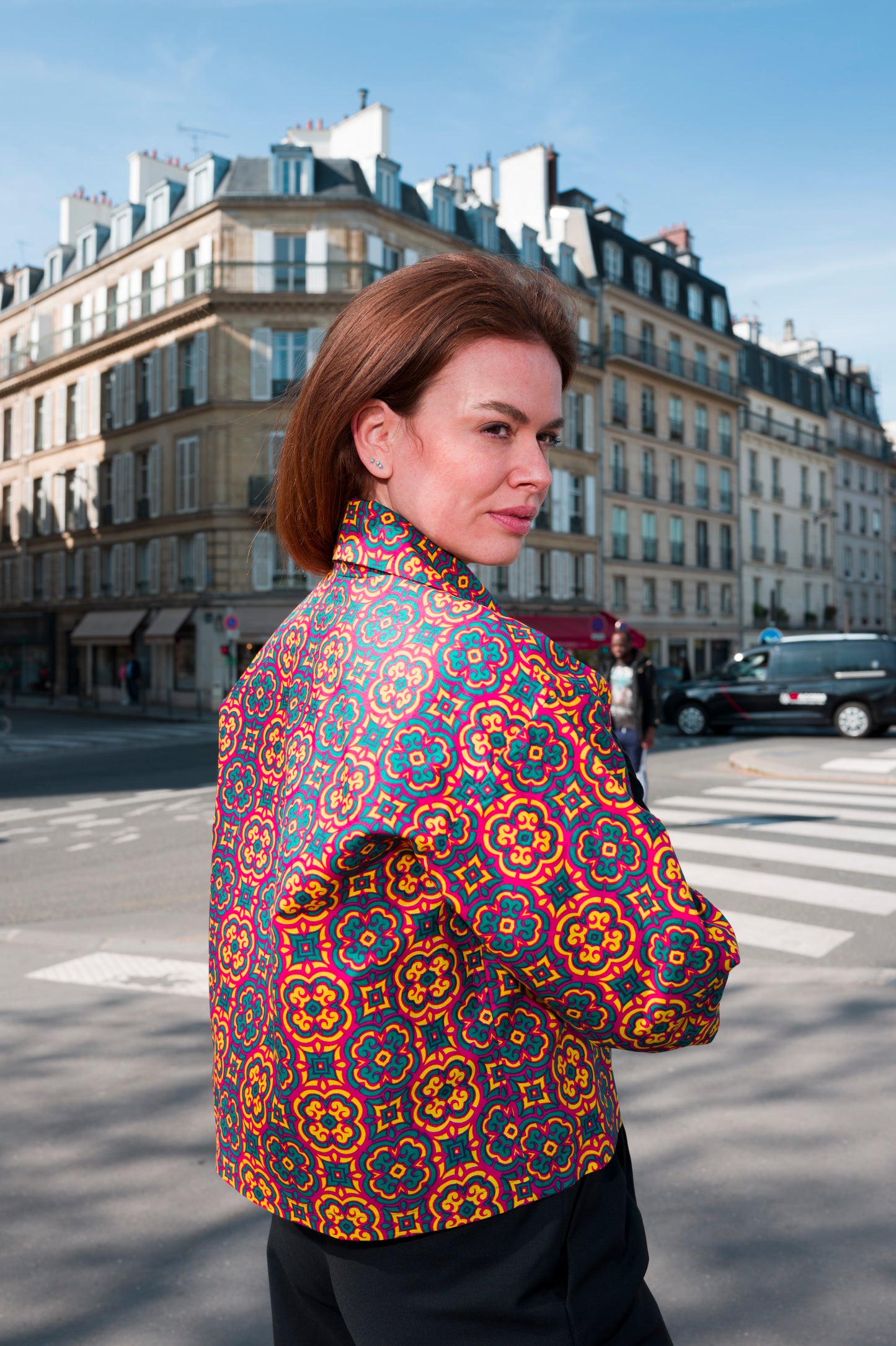 JIji, a colorful oversized women's shirt